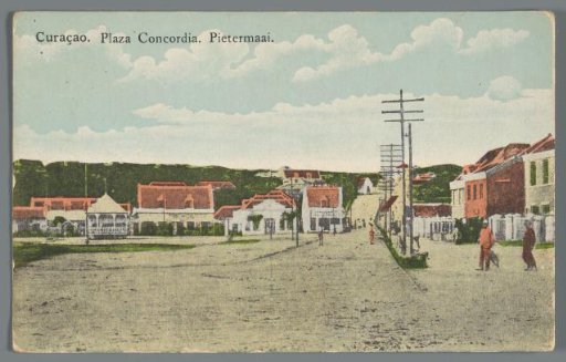 Curaçao: Concordia Square. Pietermaai