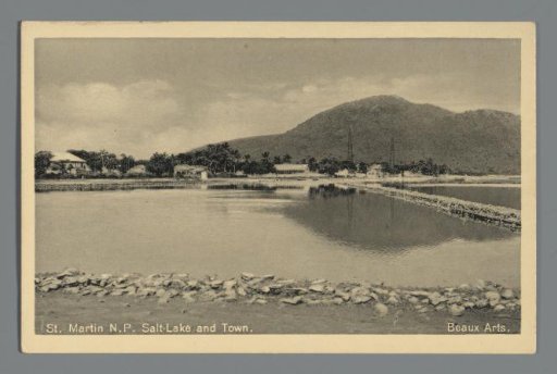 St. Martin N.P. Salt-Lake and Town