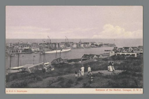 Entrance of the Harbor, Curaçao, D.W.I.