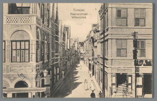 Curaçao. Heerenstraat Willemstad