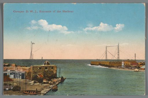 Curaçao, D.W.J., Entrance of the Harbour