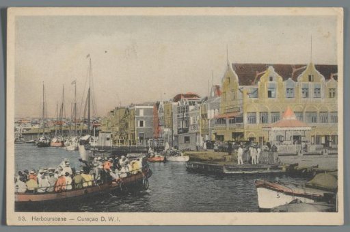 Harbour Scene, Curaçao, D.W.I.