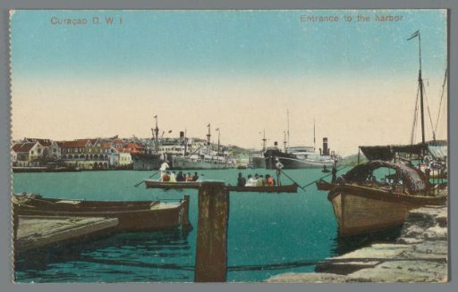 Curaçao D.W.I. Entrance to the harbour