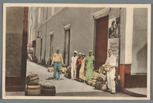 Curaçao, N.W.I., Basket sellers