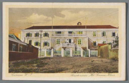 Curaçao, W.I.: Sanatorium. Het Groene Kruis