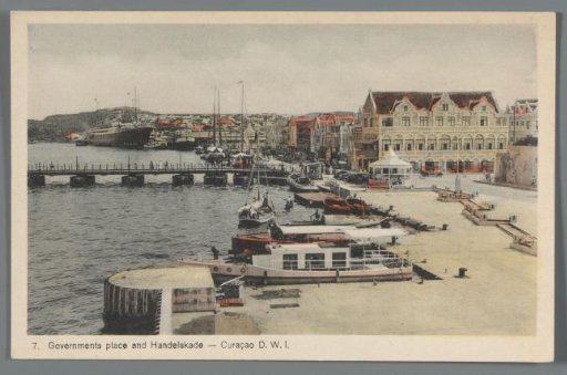 Government Place and Handelskade, Curaçao D.W.I.
