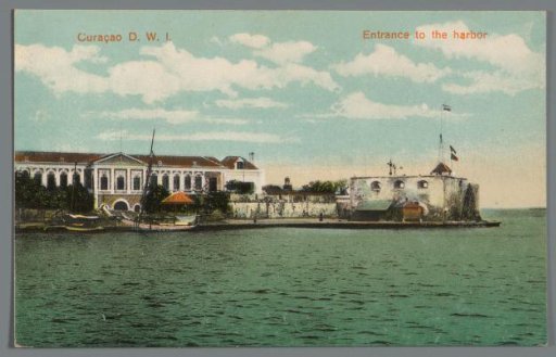 Curaçao D.W.I. Entrance to the harbor