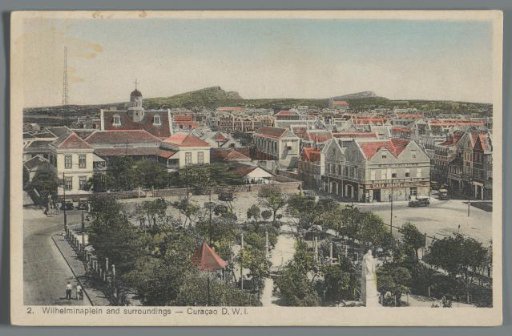 Wilhelminaplein and surroundings, Curaçao, Dutch West Indies