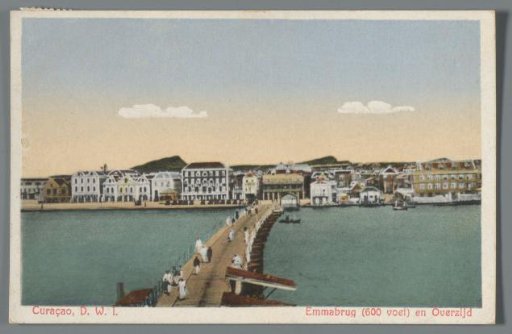 Curaçao, Dutch West Indies, Emmabrug and Overzijde