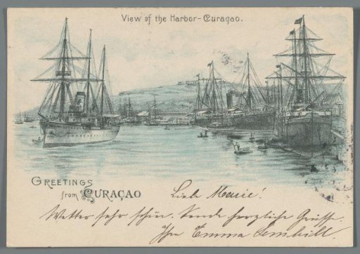 View of the harbour, Curaçao