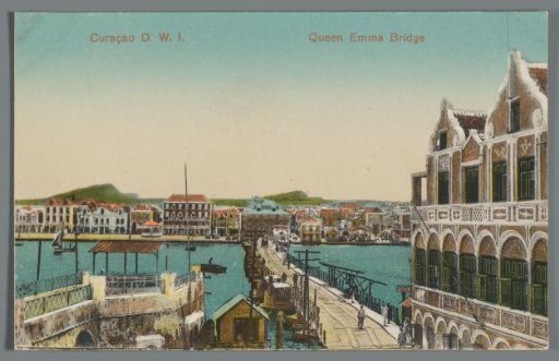 Curaçao, Dutch West Indies, Queen Emma Bridge