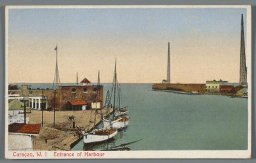 Curaçao, West Indies: Entrance of harbour