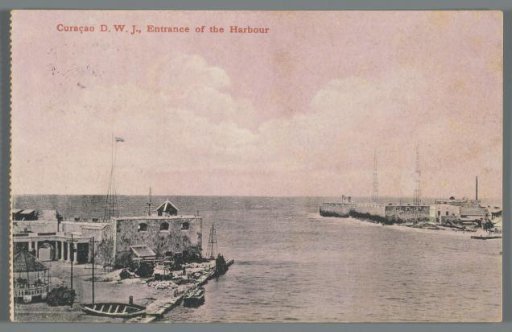 Curaçao D.W.J., Entrance of the harbour