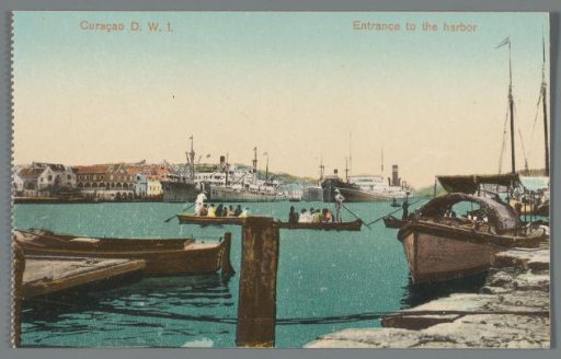 Curaçao D.W.I. Entrance to the harbor