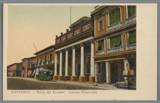Quayaquil - Banco del Ecuador. Libreria Ecuatririana