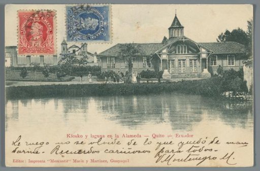 Kiosk and Lagoon in the Alameda - Quito - Ecuador