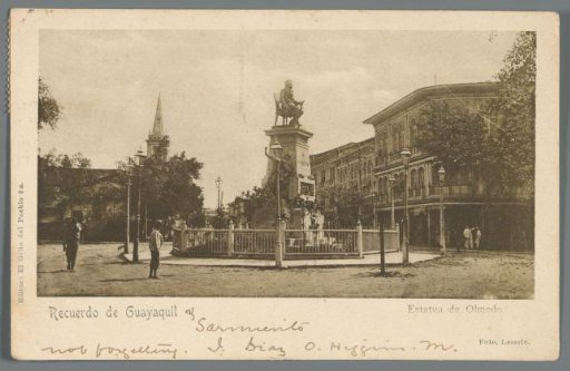 Souvenir of Guayaquil: Statue of Olmedo