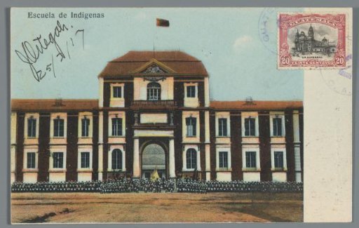 View of the former Instituto Agrícola de Indígenas in Guatemala