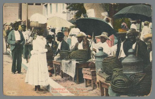 Greetings from Jamaica: Rope Tobacco Sellers, Jamaica