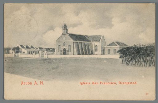 Aruba A.H.: San Francisco Church, Oranjestad