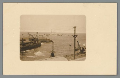 View of a harbor in Peru