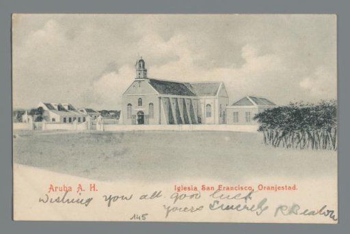 Aruba A.H.: San Francisco Church, Oranjestad