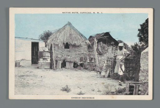 View of a house on Curaçao