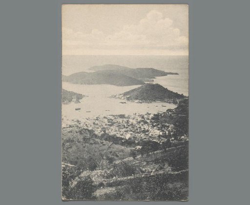 View of Charlotte Amalie in Saint Thomas