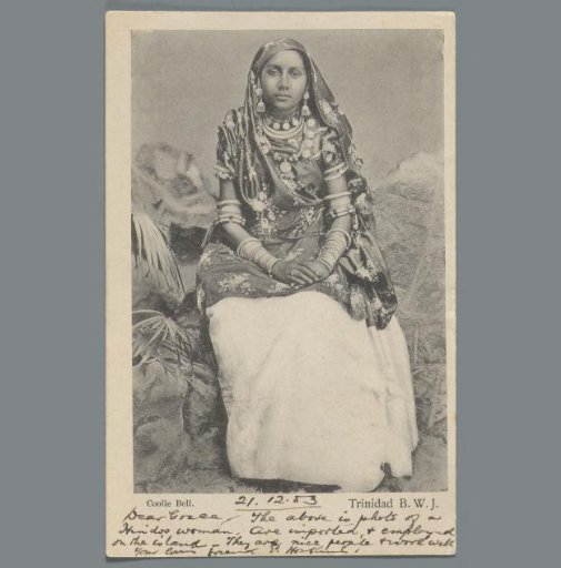 Portrait of a woman in Trinidad