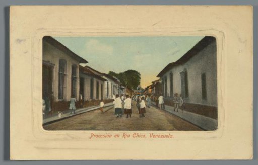 Procession in Rio Chico, Venezuela