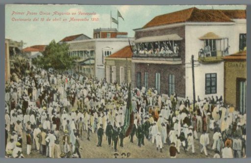 First Civic Allegorical Parade in Venezuela: Centenary of April 19 in Maracaibo 1910
