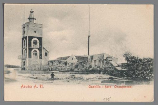 Castle and lighthouse, Oranjestad