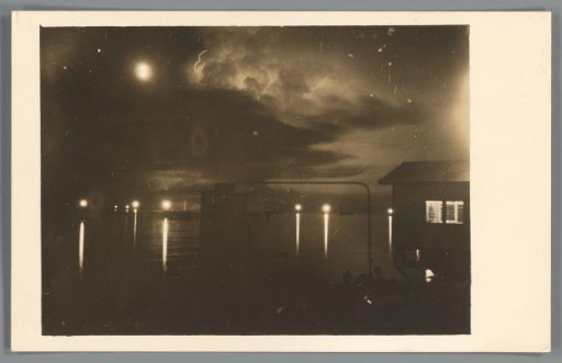 Shore Lagunillas in Venezuela at Night