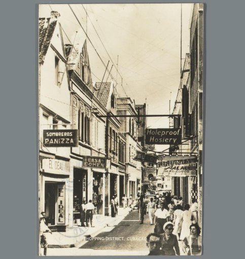 Shopping district, Curacao, N.W.I.