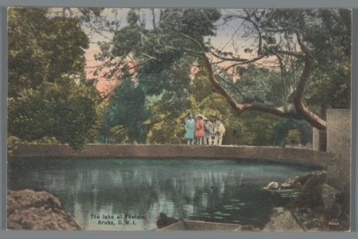 The lake at Fontein, Aruba, D.W.I