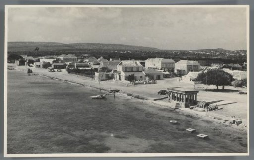 View of a town on Bonaire