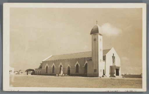 View of the Holy Mary Church on Aruba