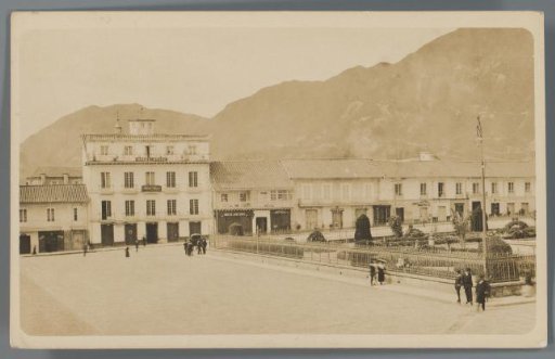 View of a Square with Hotel Sucre in Bogotá
