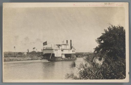 A Steamer on the Channel by Barranquilla