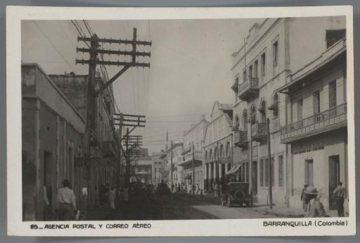 Postal agency and airmail, Barranquilla (Colombia)
