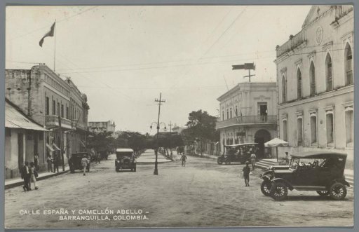 Calle España and Camellón Abello - Barranquilla, Colombia
