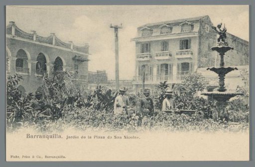 Barranquilla: Garden of the Plaza de San Nicolas