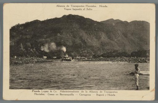 Alliance of River Transport. Honda. Steamboat Descending the Salto