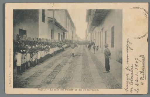 Bogota: The Palace Street on a Reception Day