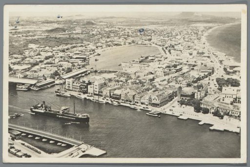 Aerial View of Punda and Waaigat