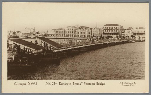 Curaçao, D.W.I.: "Koningin Emma" Pontoon Bridge