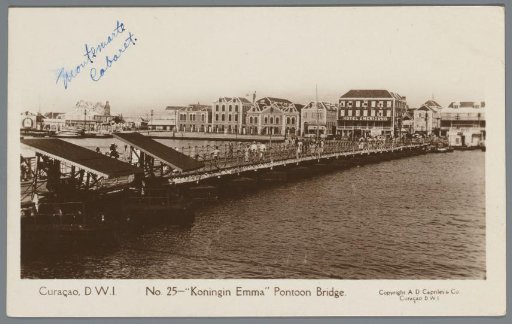 Curaçao, D.W.I.: "Koningin Emma" Pontoon Bridge