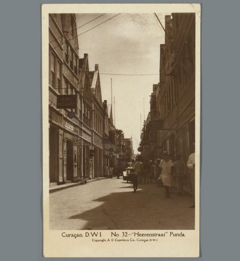 Curaçao, D.W.I. : "Heerenstraat" Punda