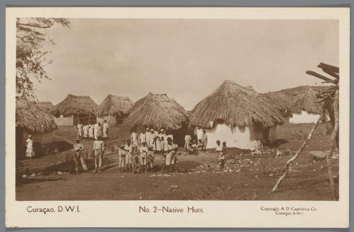 View of a Village on Curaçao