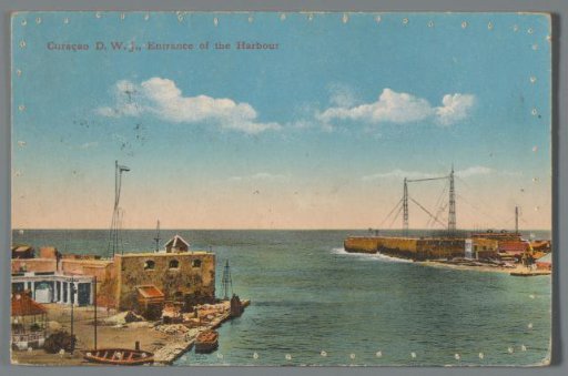 Curaçao D.W.J. : Entrance of the Harbour